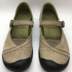 Keen Mary Jane Tan Shoes